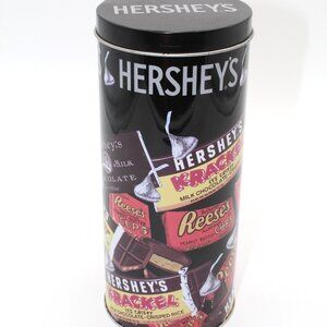 Vintage Hershey's Assorted Miniatures Collectible 9" Round Container Tin *Empty*